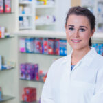 Pharmacy student smiling